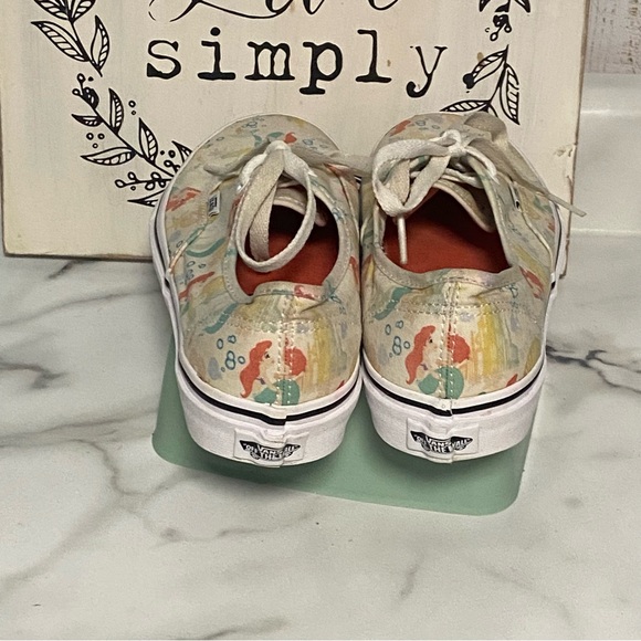 Disney x Vans little mermaid Womens sneakers size 7 - Picture 5 of 6